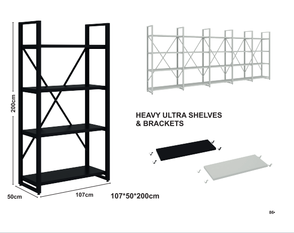 Pwofesyonèl Ultra Shelves